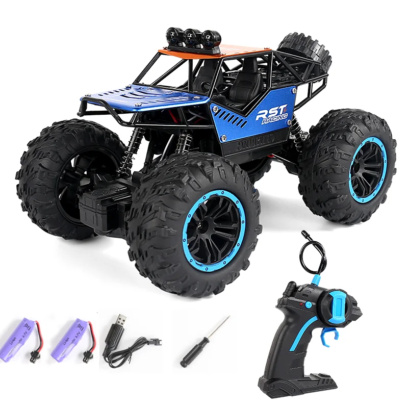 

4WD Off Road RC Car Remote Control CarToy Machine On Radio Control Car With LED light 1:18 Childrens DayToy For Boys