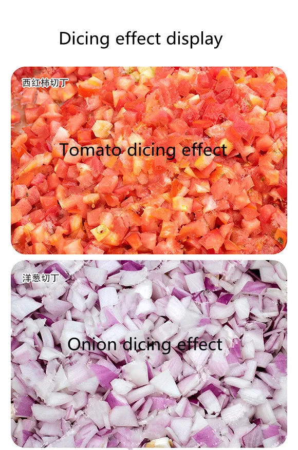 Электрическая машина для резки лука и овощей/коммерческая кубиков овощей