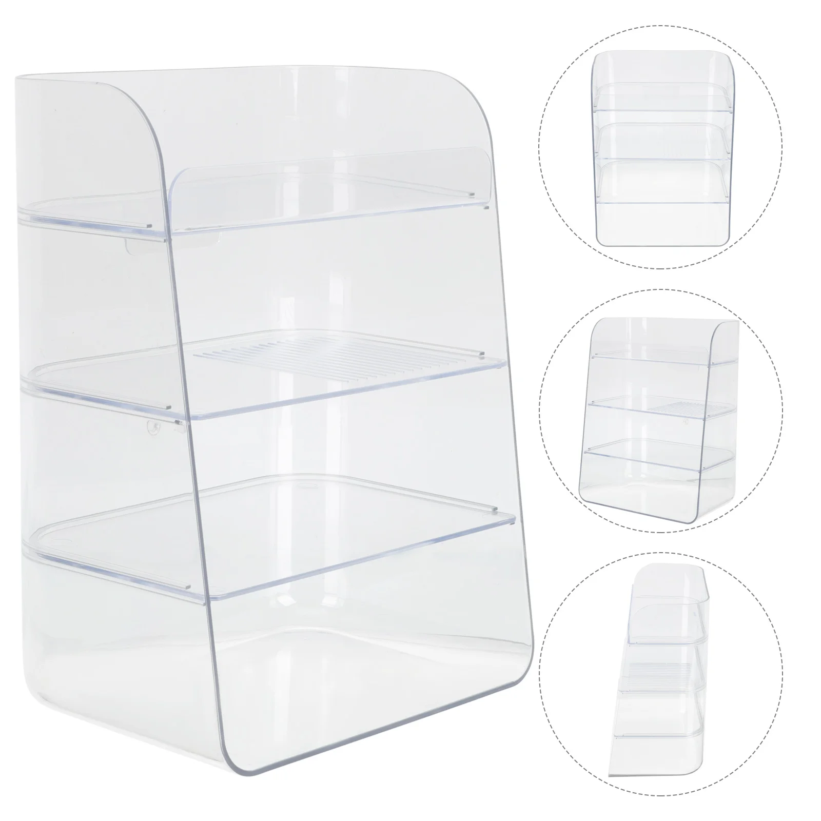 

Organizer Makeup Storage Box Case Desk Drawers Countertop Lipstick Stationery Household Rack Magazine Shelf Book Office Display