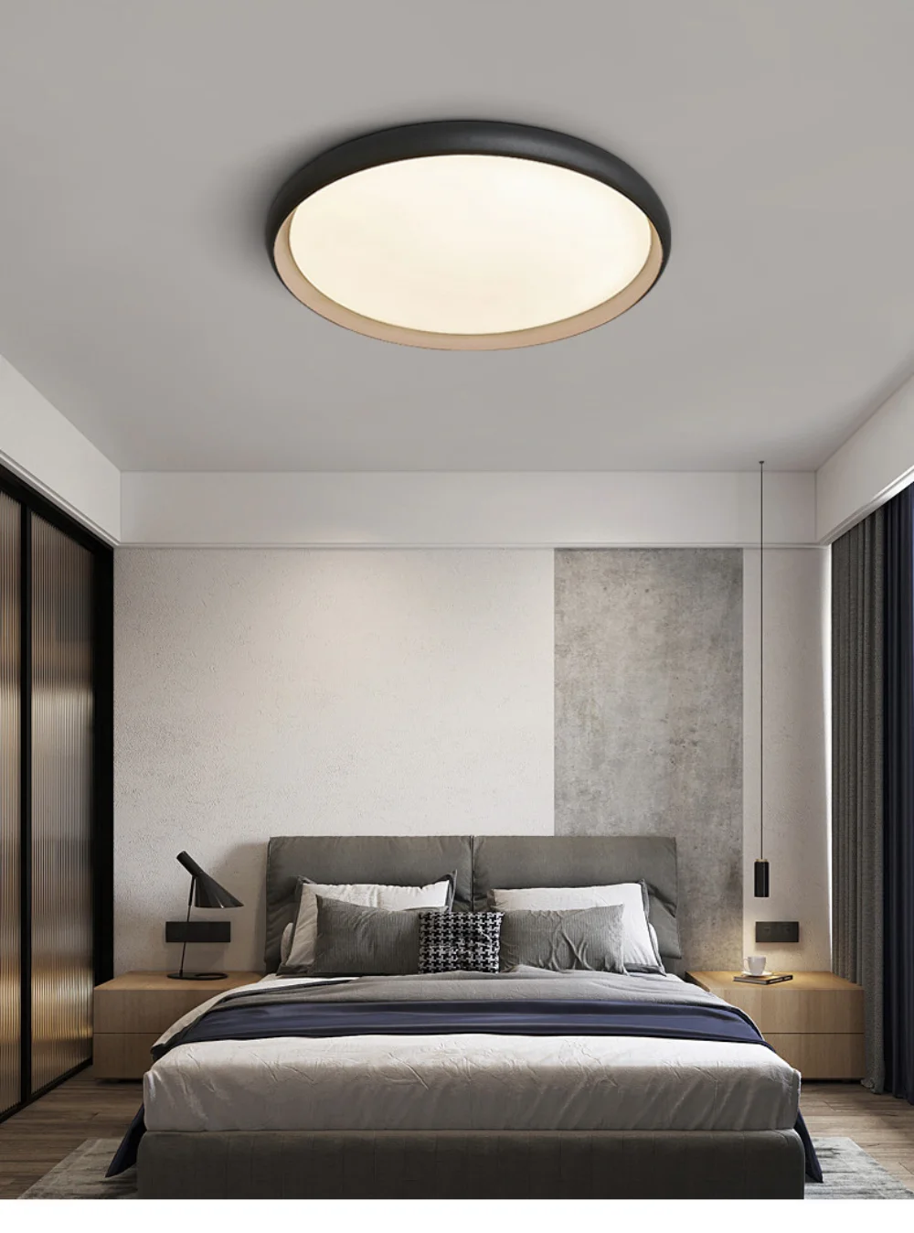 

Светодиодная потолочная лампа, минималистичный современный ультратонкий круглый светильник в скандинавском стиле для спальни, Роскошный дизайнерский креативный светильник для кабинета, гостиной
