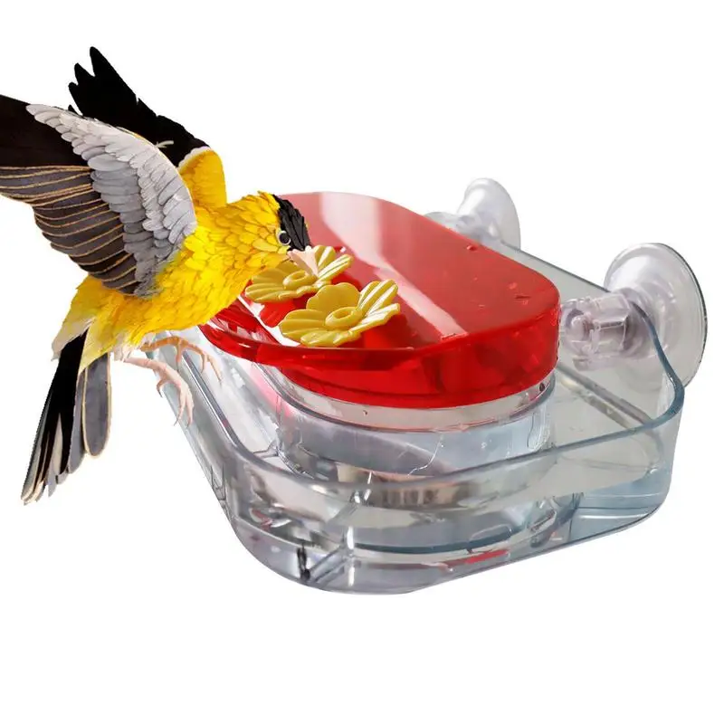

Hummingbird Feeders Leak-Proof Suction Cup Bird Feeder Window For Outdoor Garden Backyard Pet Bird Food Container Birds Supplies
