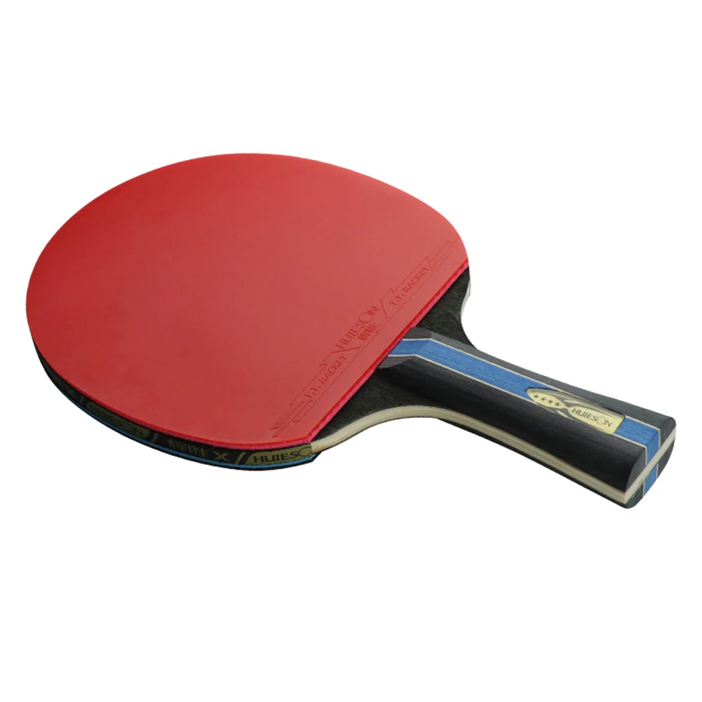 Table Tennis Racket Double Face Pimples-in Sticky Rubber 4 Star Ping Pong Paddle Professional Beginners Table Tennis Accessories