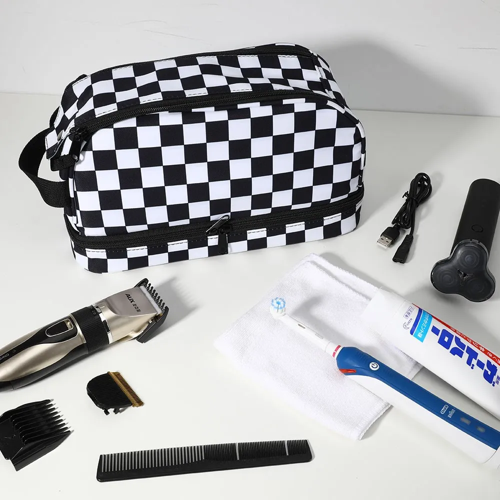 

2022 Wash Bag Cosmetic Bag Travel Convenient Storage Bag Double-layer Large-capacity Waterproof Dry And Wet Separation Wash Bag