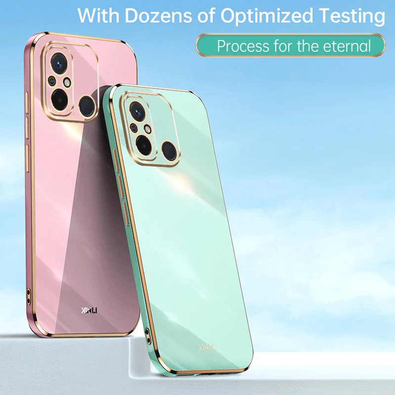 

Чехол для Xiaomi Redmi 12C 4G, силиконовые чехлы с покрытием для телефонов Xiaomi Redmi 12C 12 C Redmi12C, бампер, Противоударная мягкая задняя крышка