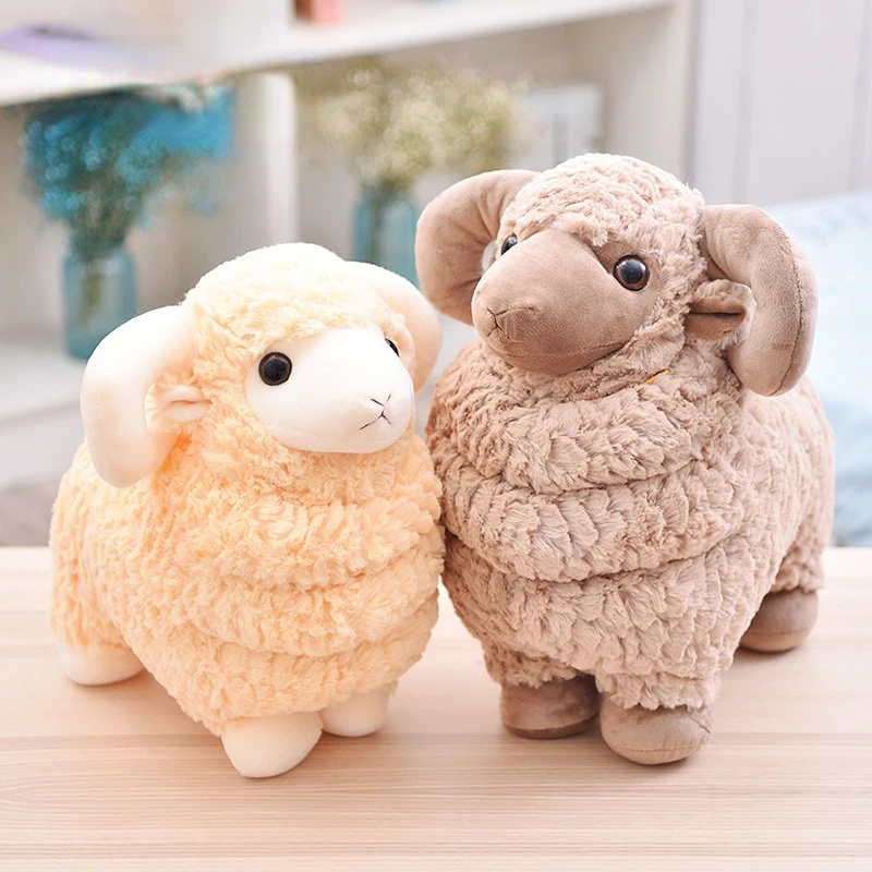 

25-42cm Kawaii Lamb Goat Sheep Plush Toys Stuffed Animals Doll Baby Kids Children Boys Girls Birthday Gifts Home Room Decor Toys