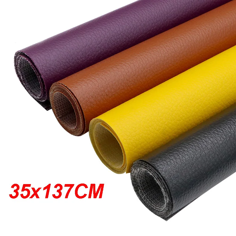 

35x137CM Leather Patch Self-Adhesive Leather Repair Tape Sofas Repairing Patch Couches Stick-on Furniture Driver Seats Repair