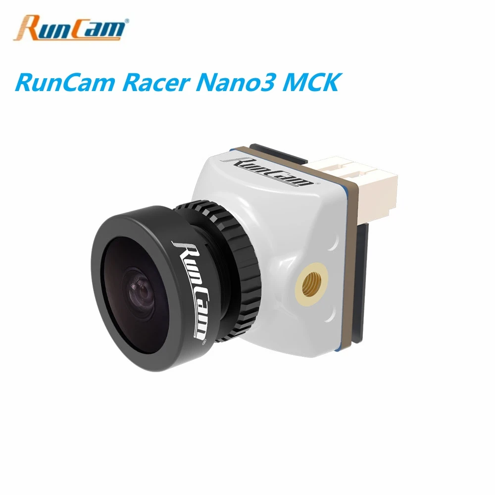 

RunCam Racer Nano3 MCK 1000TVL 1.8mm FOV 160° Lens Super WDR CMOS Sensor NTSC/PAL Switchable FPV Camera for RC Drone Multicopter