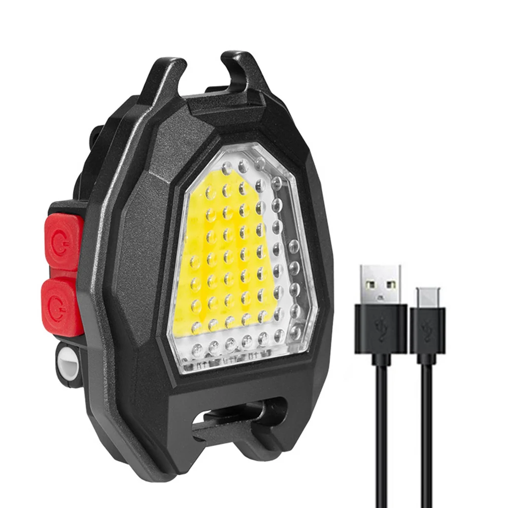 

Mini LED COB Flashlight Work Light Portable Pocket Flashlight Keychains USB Rechargeable for Camping Magnetic Repair Work Light