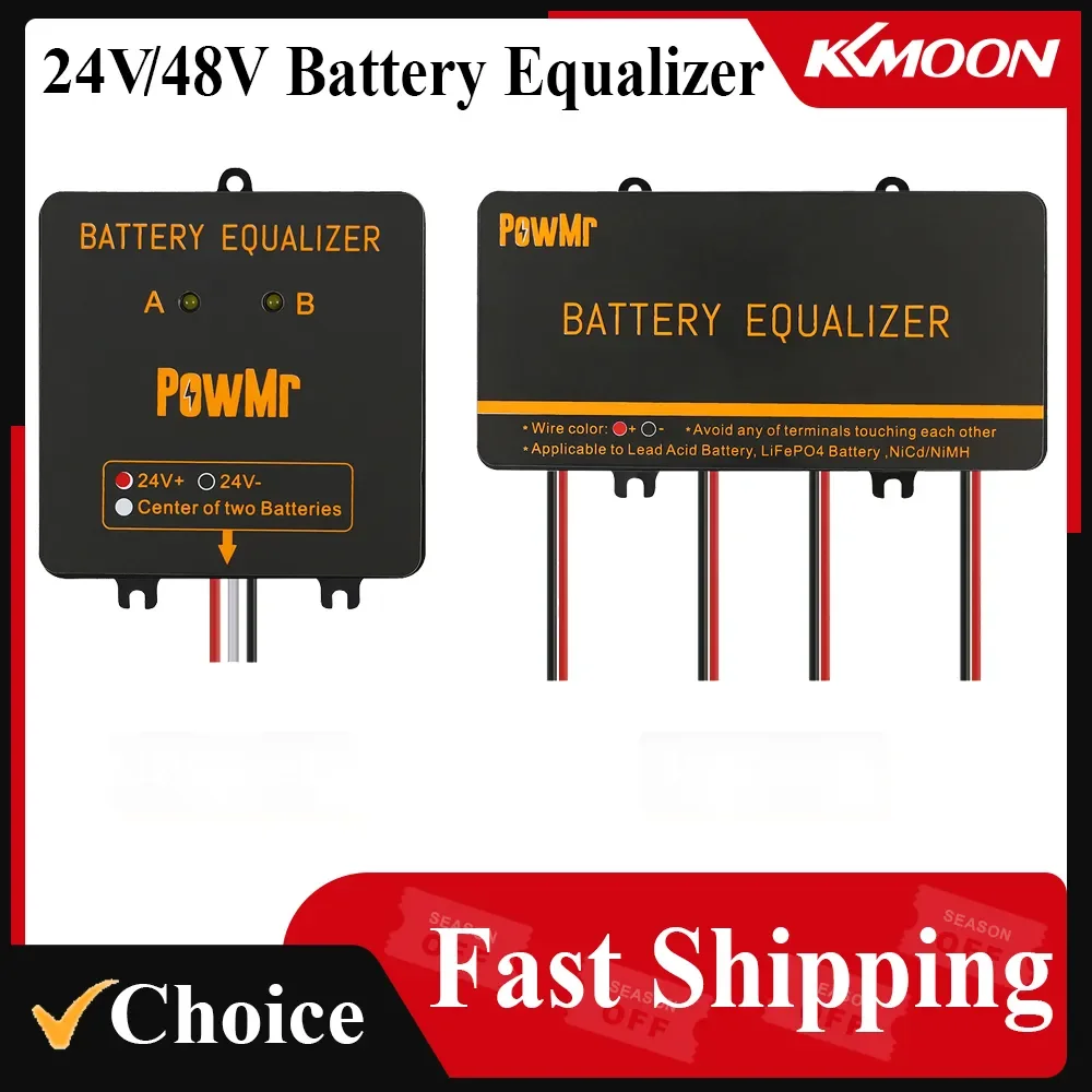 

24V/48V Gel Battery Equalizer Battery Voltage Balancer Lead Acid Battery System Series-Parallel Connected Charge Controller for