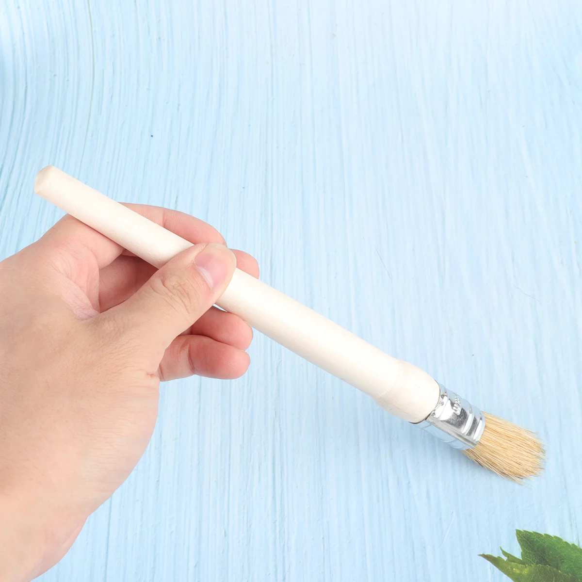 

2pcs Professional Painting Brush Useful Long Handle Brush for Furniture Stencils Folk Home Decor Wide