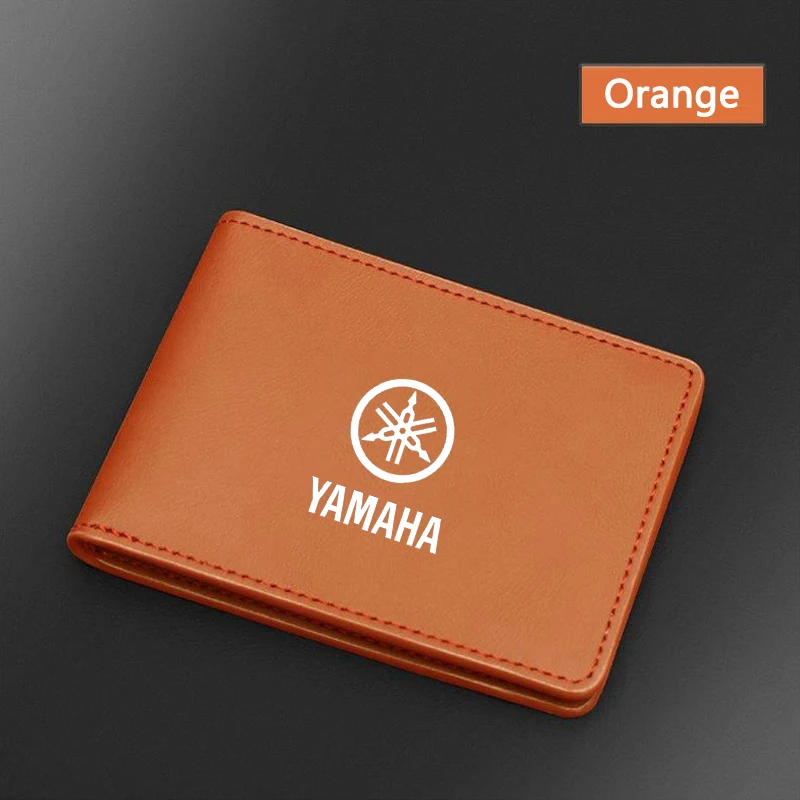 Для Yamaha R1 R3 R25 Mt-09 Mt07 Fazer Fz6 Xj6 R15 TMAX Moto Брелок Кожаная сумка Кредитная карта