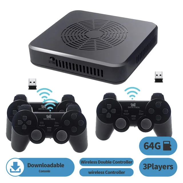 Игровые ретро-консоли DATA FROG Y5 с поддержкой 12000 игр HDMI беспроводные контроллеры 2P/