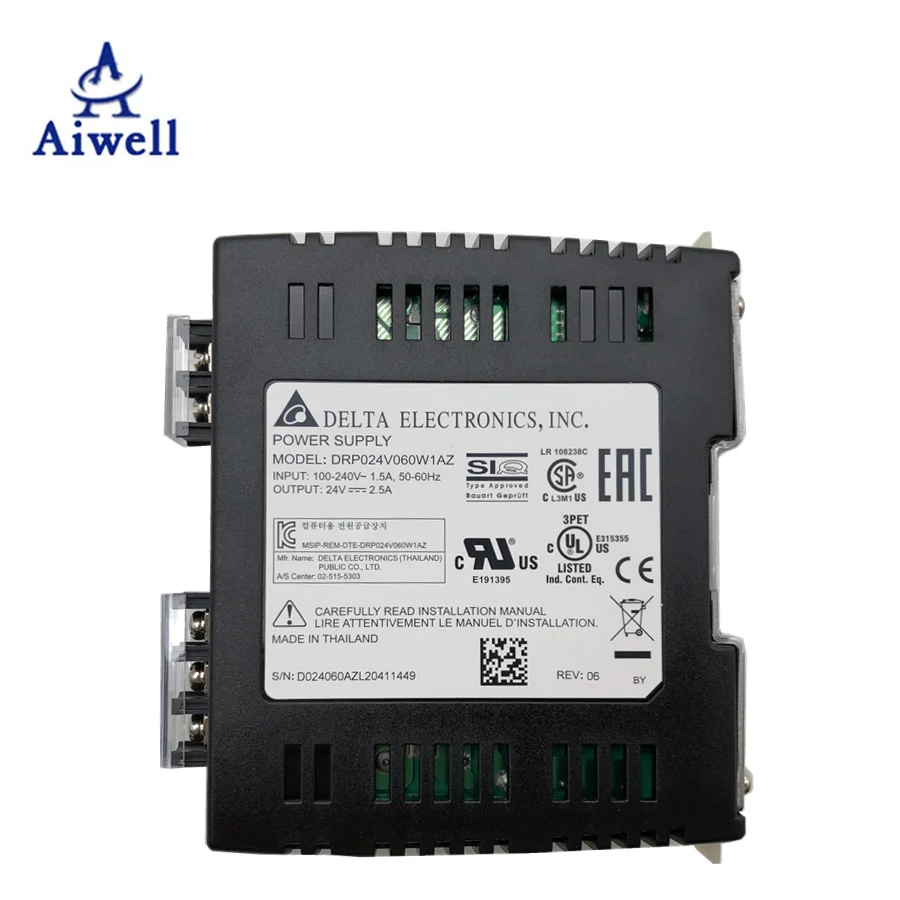 

Delta PLC DRP024V060W1AZ programmable logic controller PLC Module DRP024V060W1AZ