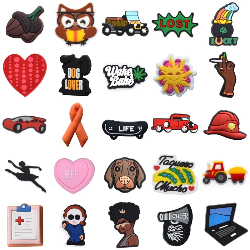 

Men Boy Set Jeans Gifts Wholesale Bulk Decorations for Crocs Shoes Accessories Para Pins Girl Shoe Charms Packs Women Charm Kids