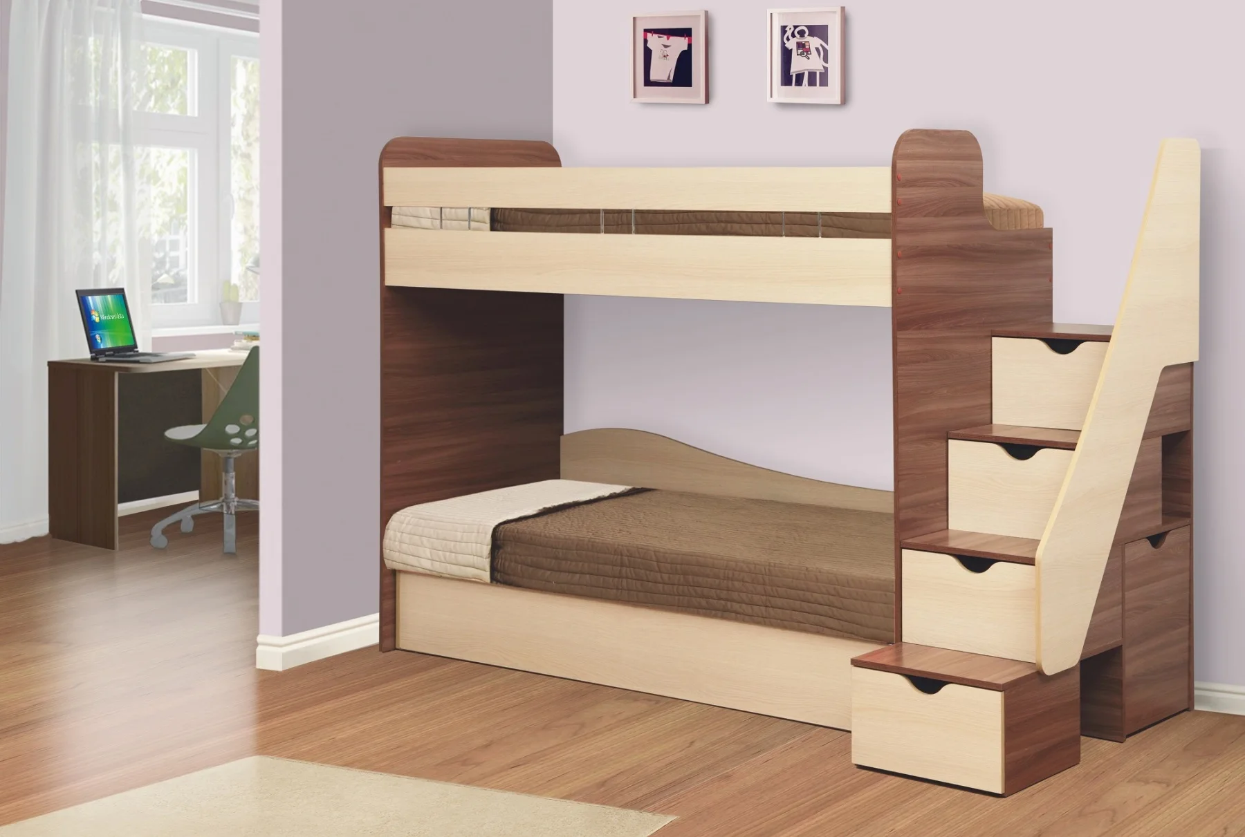 Кровать двухъярусная &quotАдель 3&quot| |