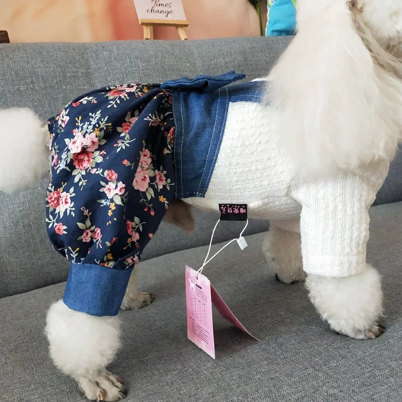 

Dog Dress Jumpuit Sweater With Big Bow Pet Puppy Pleated Skirt Dog Clothes For Small Dogs Chihuahua Lantern Shorts Coat Perro
