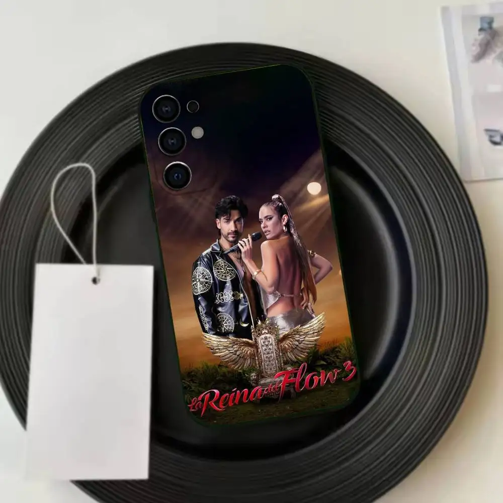 Фото Чехол для телефона Yeimy-La Reina Del Flow -ES, черный, мягкий, для Samsung S24, S23, S21, S22, S30, S20 Ultra Plus №2