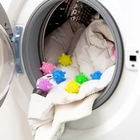 10pcsbag pvc magic laundry balls remove dirt clean starfish shape solid reusable home washing machine clothes softener