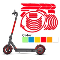 1set reflective film electric scooter night warning waterproof reflective sticker part for ninebot max g30 electric scooter