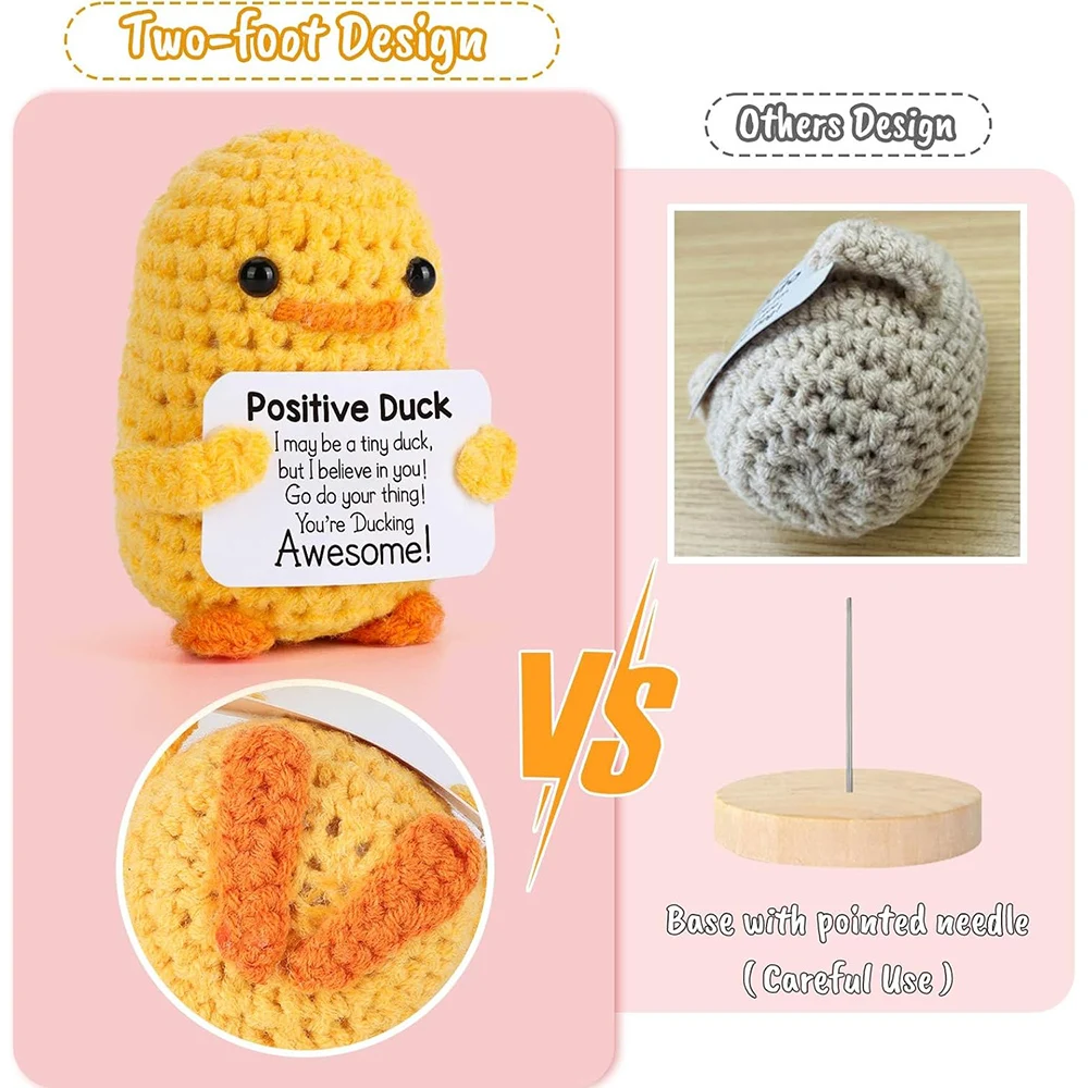 Милая ручная работа позитивная энергетическая утка орнамент подарок для