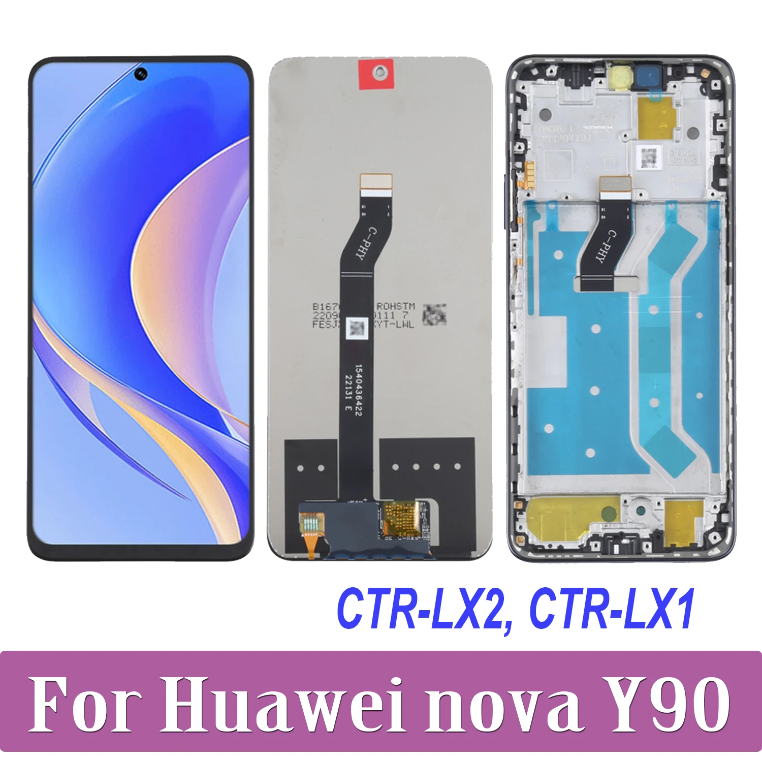 

6,7 ''оригинальный для Huawei Nova Y90 CTR-LX2 LCD дисплей сенсорный экран дигитайзер в сборе