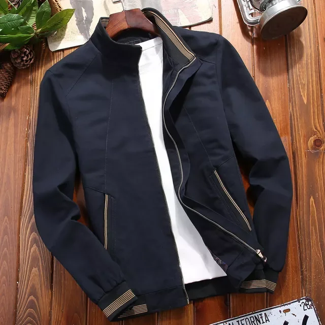 

Men's Jackets 2022 Spring Autumn Casual Jacket Coat Men Windbreaker Zipper Slim Fit Fashion Brand Military Male Overcoat