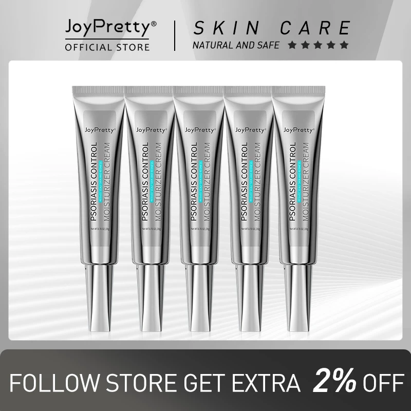 

JoyPretty 5 PCS Antibacterial Body Skin Cream Against Psoriasis Eczema Treatment Itchy Remedy Ointment from Psoriasis Cream