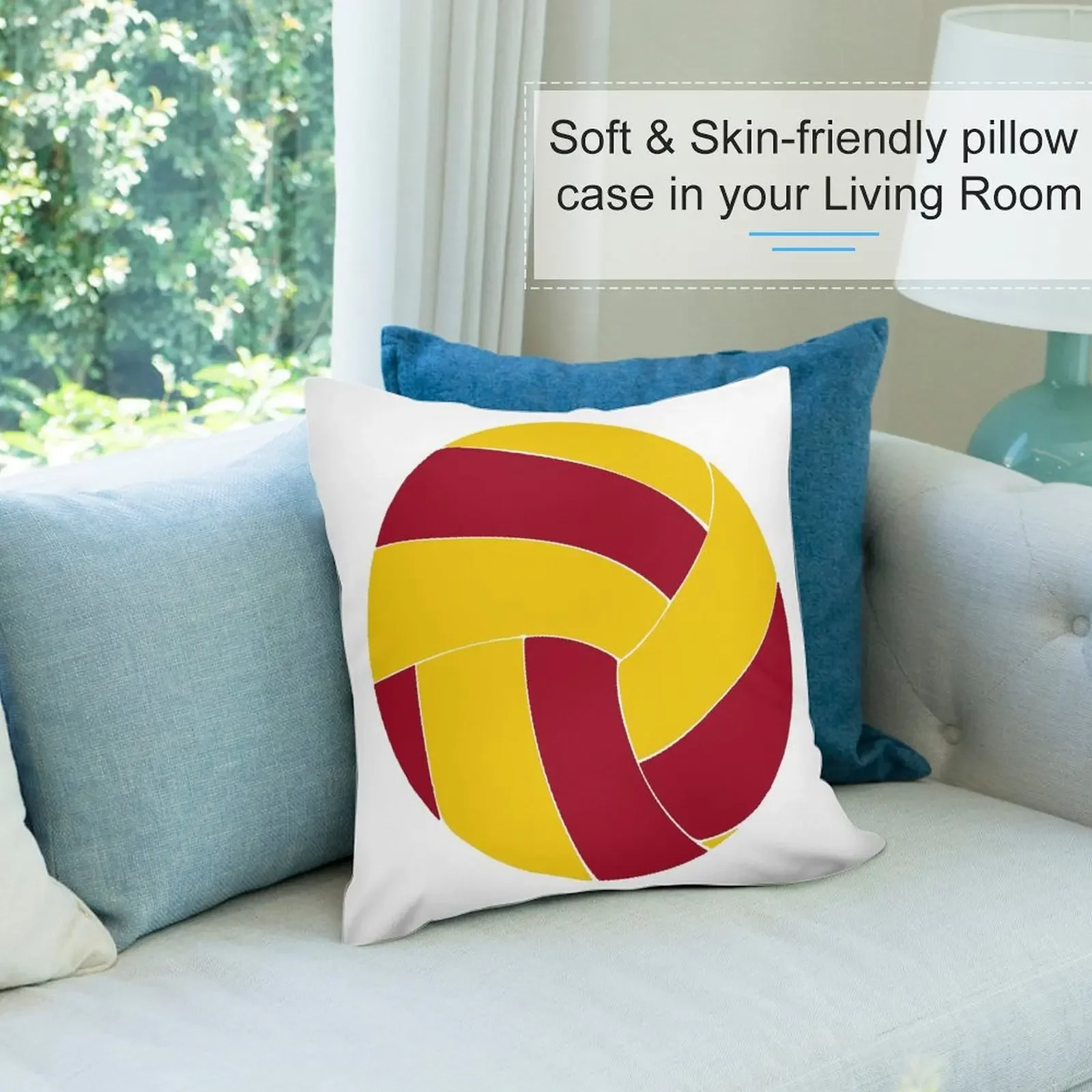 Бордовая и золотая волейбольная декоративная подушка роскошная наволочка чехлы