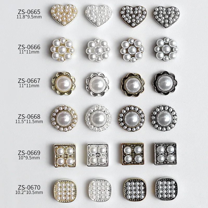 

10 шт./упаковка, круглые и квадратные украшения для ногтей