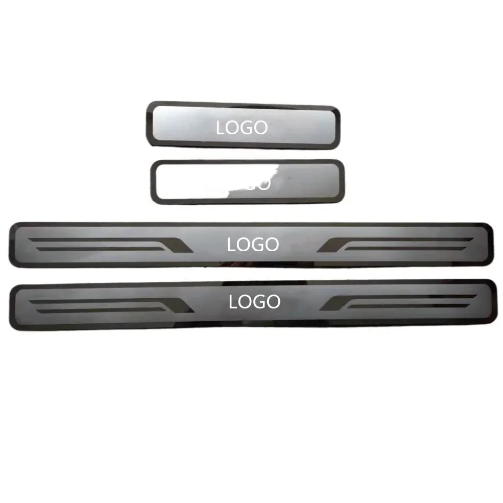 For Hyundai KONA 2017-2021 Wysokiej jakości osłona progu pedału powitalnego ze stali nierdzewnej Akcesoria samochodowe