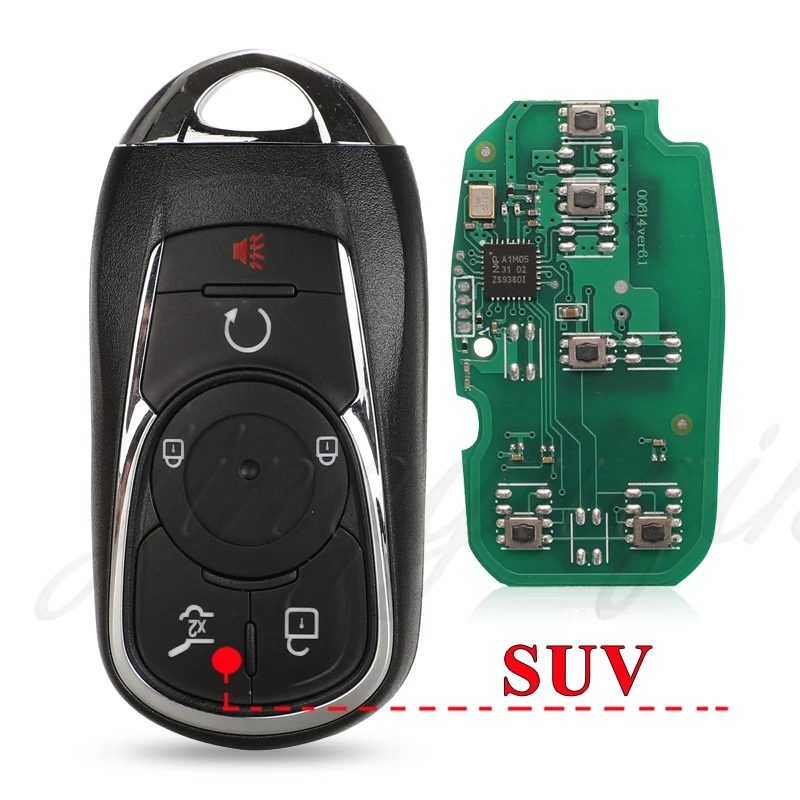 

Умный ключ Promixity 3/4/5BTN 315/433 МГц ID46 пульт дистанционного управления для Buick Envision LaCrosse 2017 2018 2019 ENCORE HYQ4AA /HYQ4EA без ключа Go