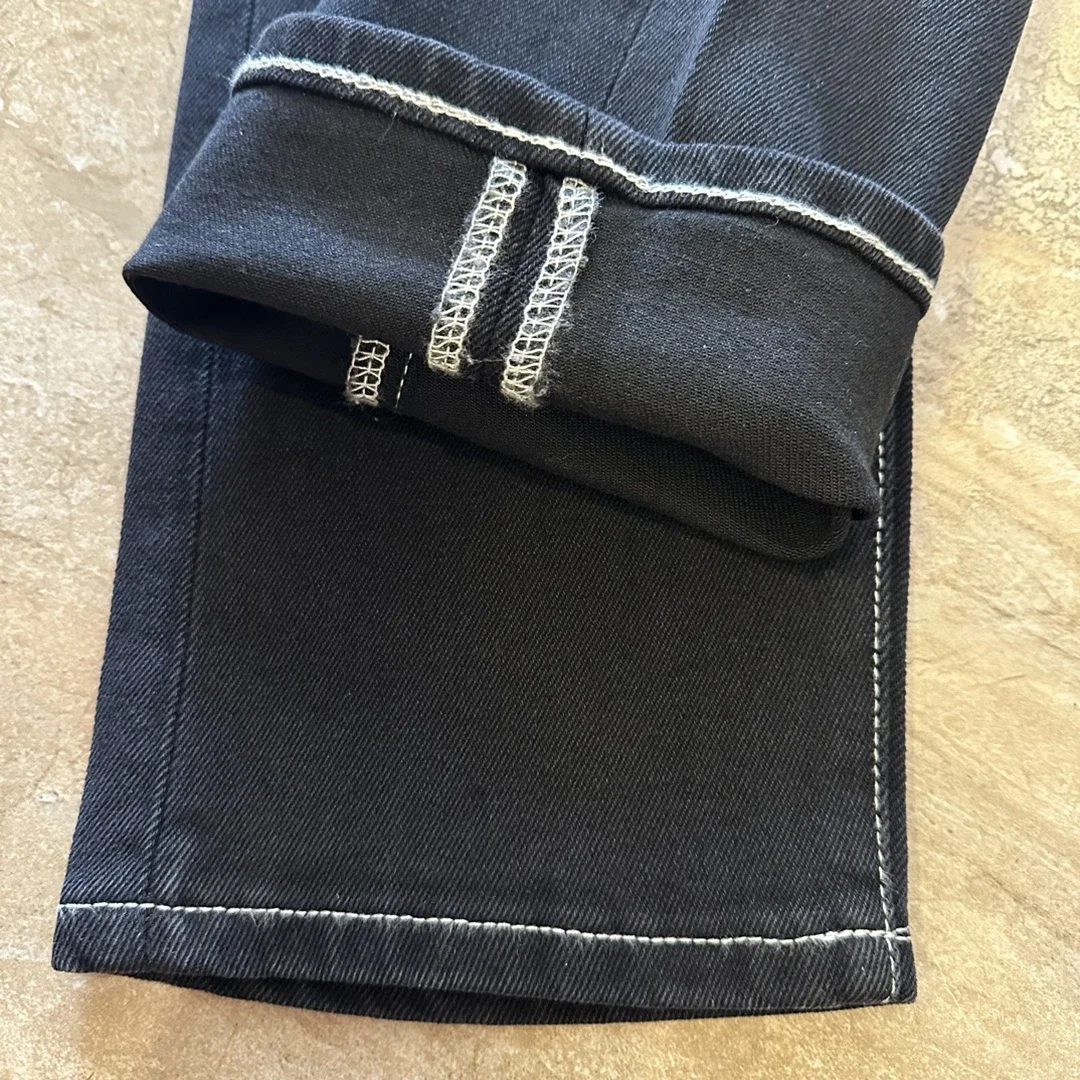 Мужские джинсы BLLIYOSS новинка 2024 джинсовая ткань эластичные модные прямые длинные