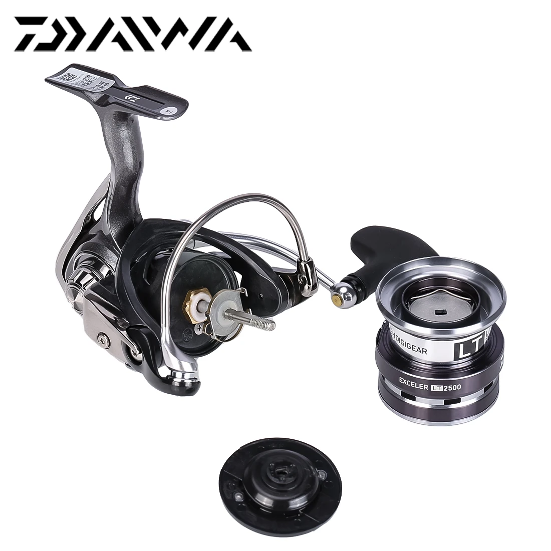 2020 DAIWA EXCELER LT 1000 2000 2500 3000C-XH спиннинговая Рыболовная катушка с алюминиевой ручкой
