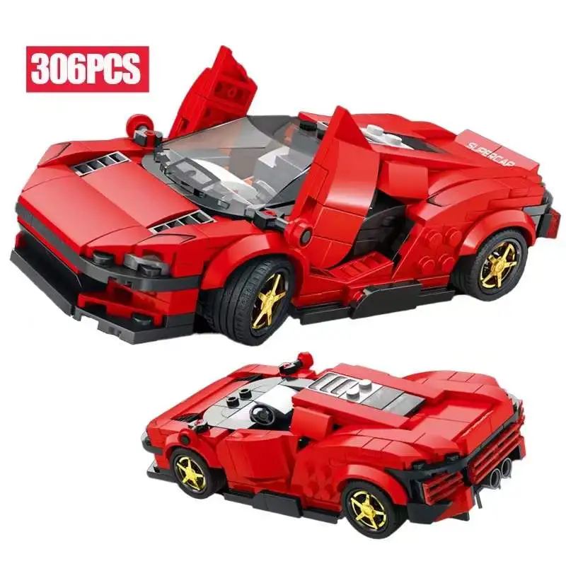 

2022 NEW High-tech Ferraried Daytona SP3 42143 Supercar Model Race Car Model Building Block City Vehicle Brick Toys For Children