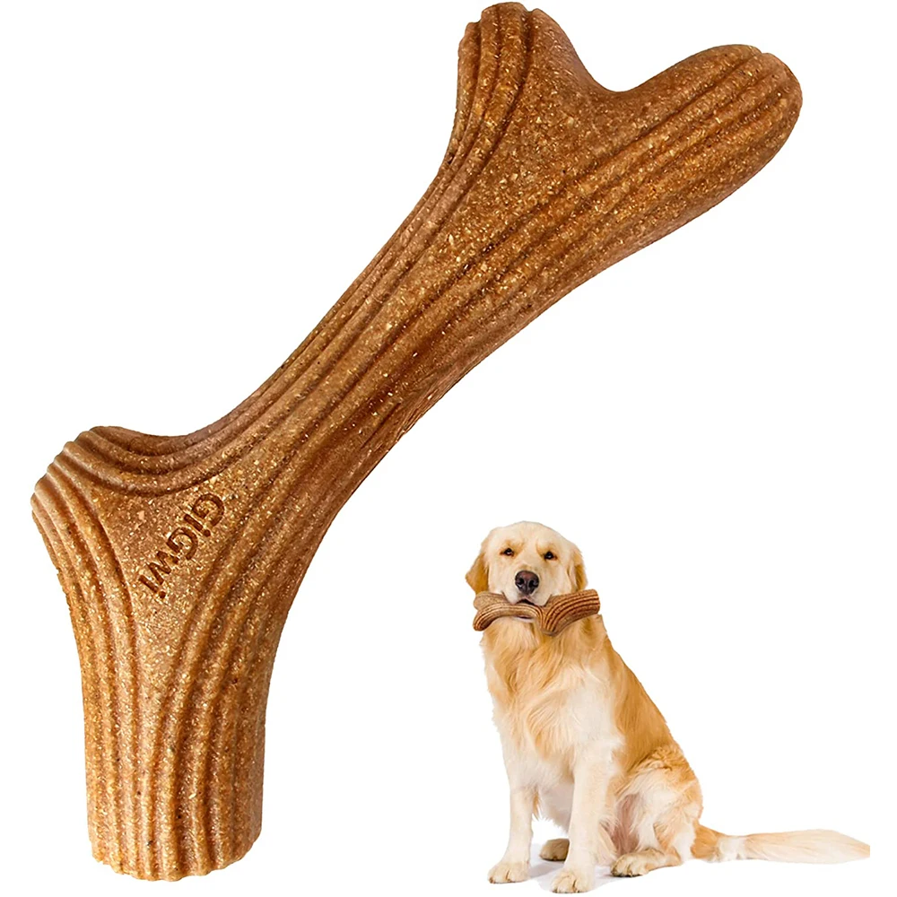 

Dog Chew Toy Almost Indestructible Dog Dental Chews Stick Antler Design Dog Bone Dogs Gift Tough Dog Toys For Aggressive Chewers