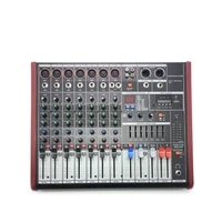 rts high quality ecommerce goods professional digital audio sample available with amplifier bt usb function dj 8 channels mixer