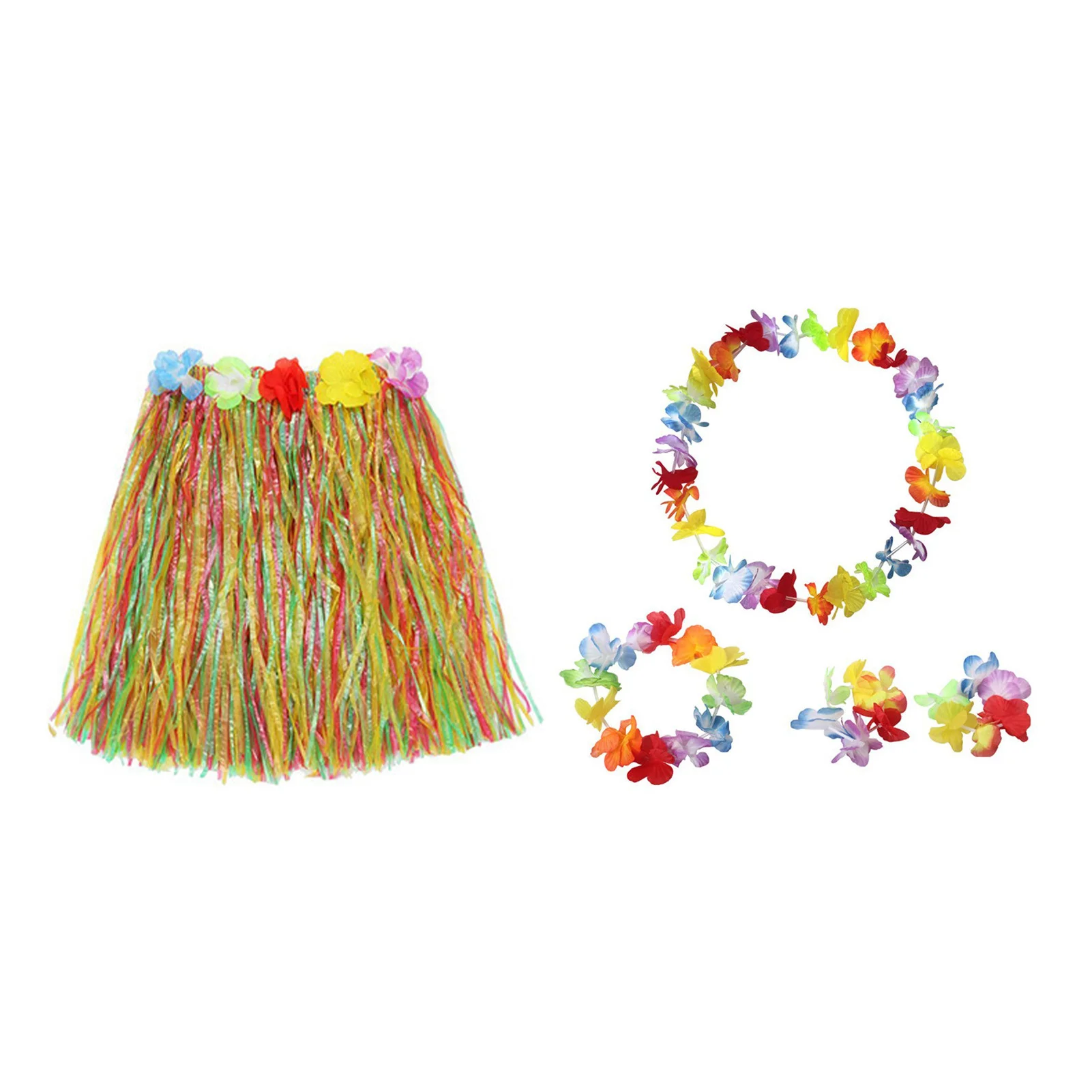 

Hawaiian Style Skirt Set 40cm/60cm Hawaiian Costumes For Women Party