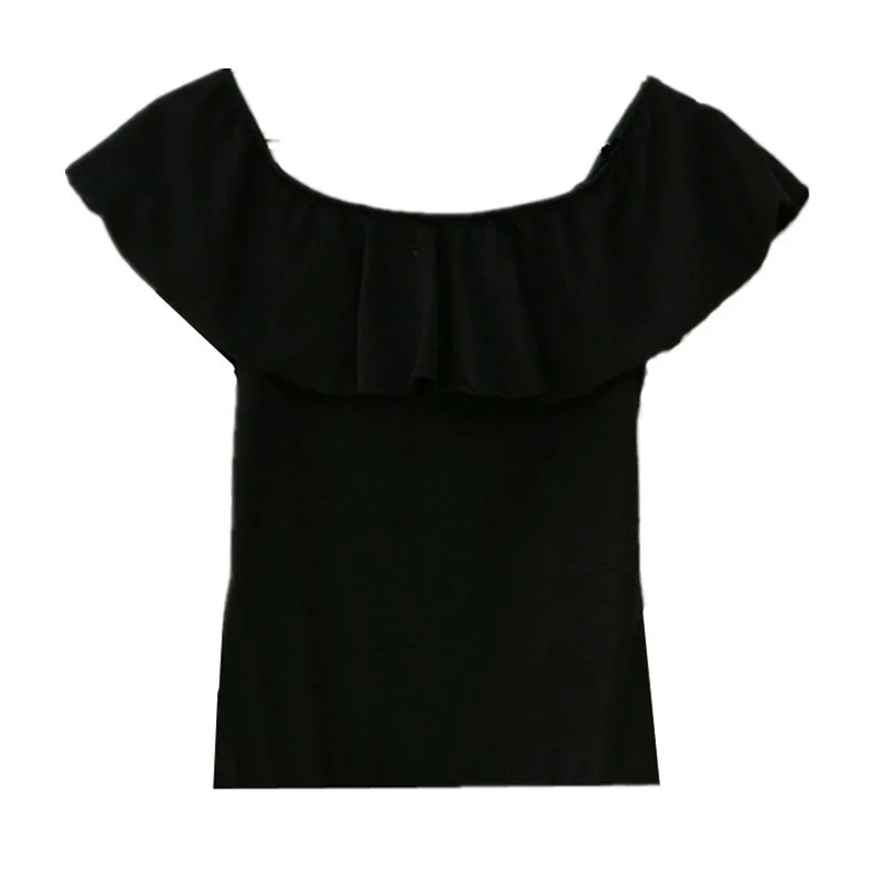 2024 Сексуальная женская футболка с воротником-лодочкой и открытыми плечами