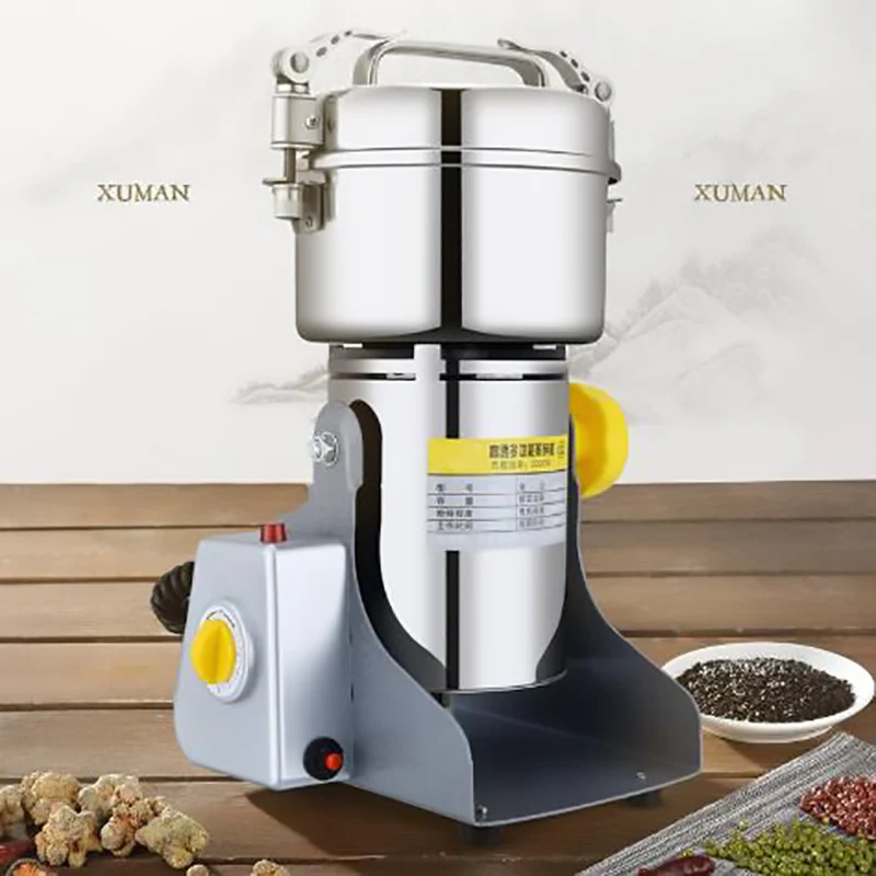 

800G Powder Machine Electric Coffee Grinder Herb Mixer Grinder Spice Food Grain Kitchen Crusher