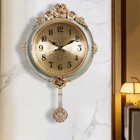 pendulum hanging wall clock living room metal wall art wall clock luxury watch wall orologio room decoration accessories