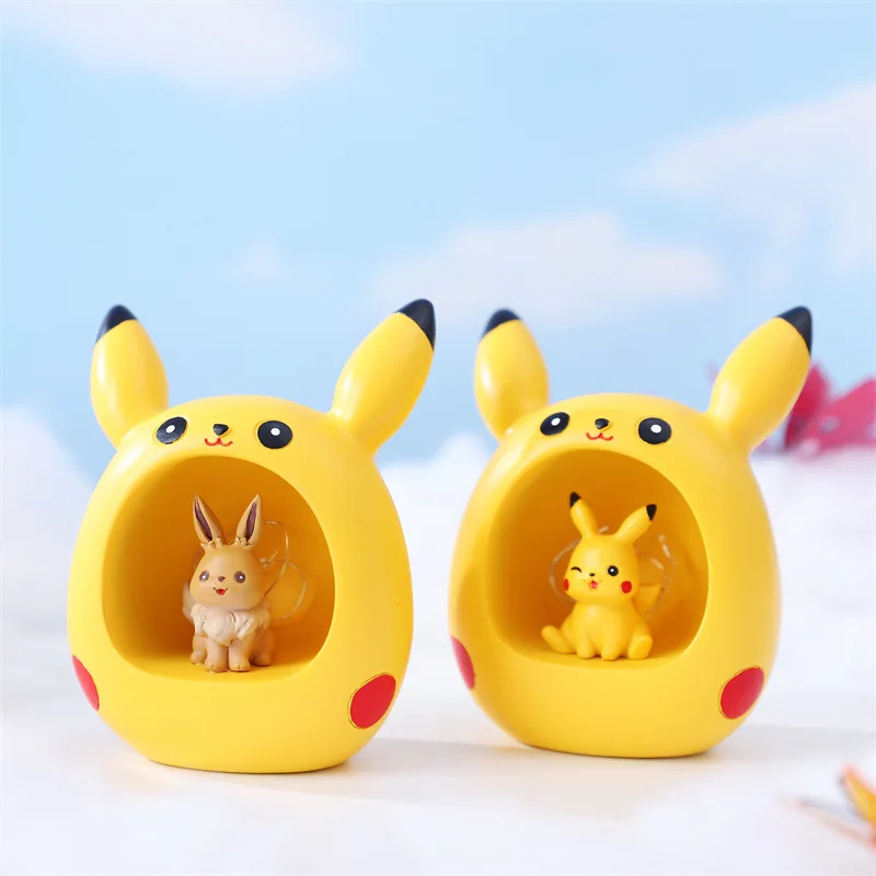 

Pokemon Pikachu Kawaii Night Light Children's Room Sleep Lamp Bedroom Atmosphere Decoration Boys Girls Toys Christmas Gifts
