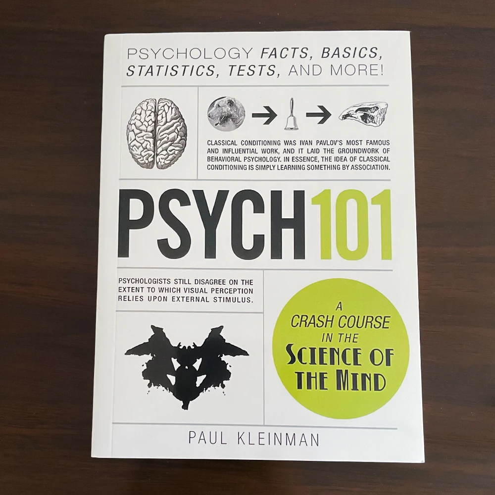 Psych 101 by Paul Kleinman A Crash Couse in the Science of the Mind Popular Psychology Reference English Book Paperback