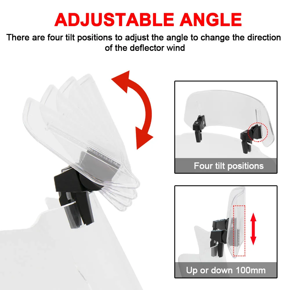 Регулируемый ветровой дефлектор для Yamaha MT07 MT09 MT10 R1 R3 FZ6 TMAX560