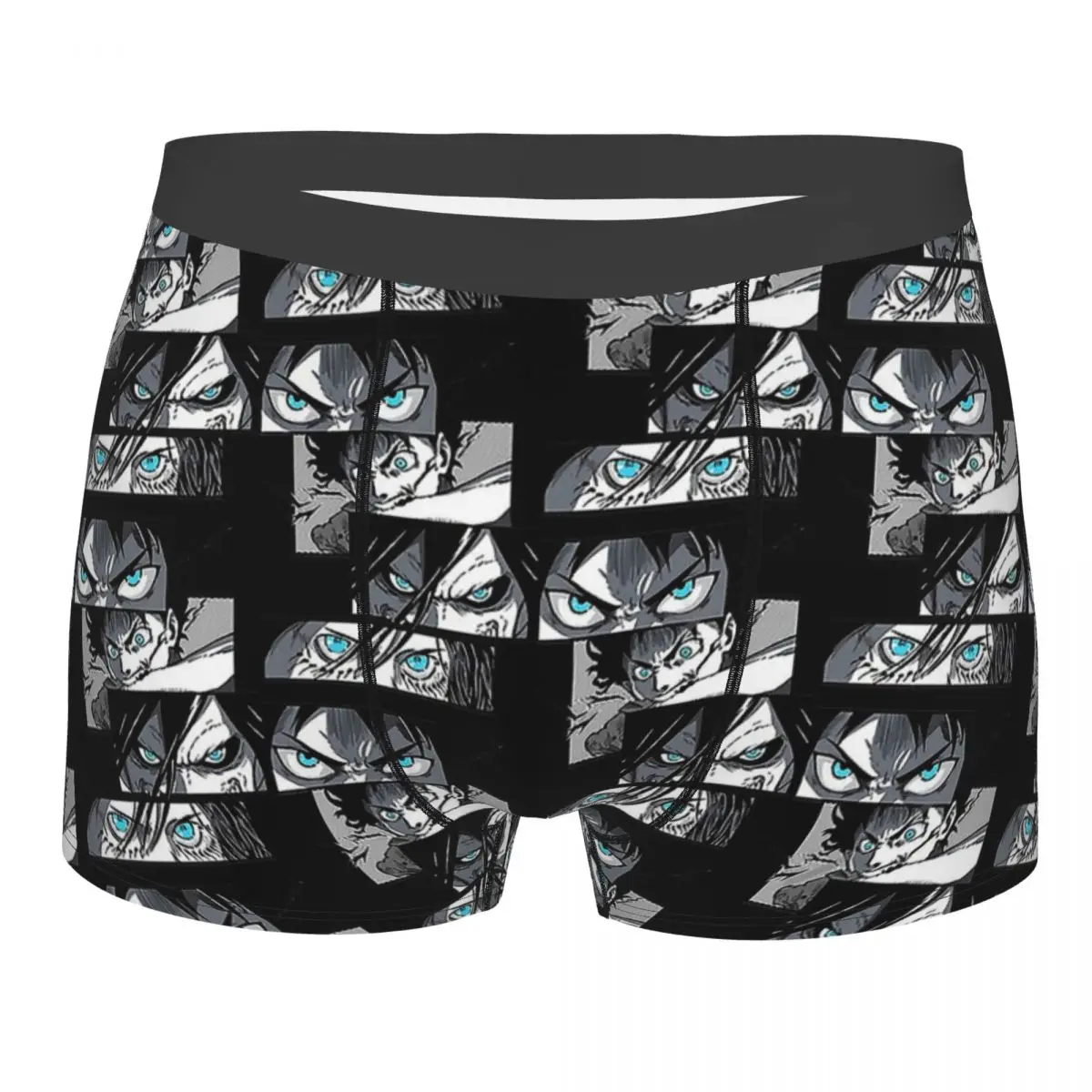 

Attack On Titan Eren Jager Mikasa Ackerman Armin AOT Underpants Breathbale Panties Man Underwear Ventilate Shorts Boxer Briefs