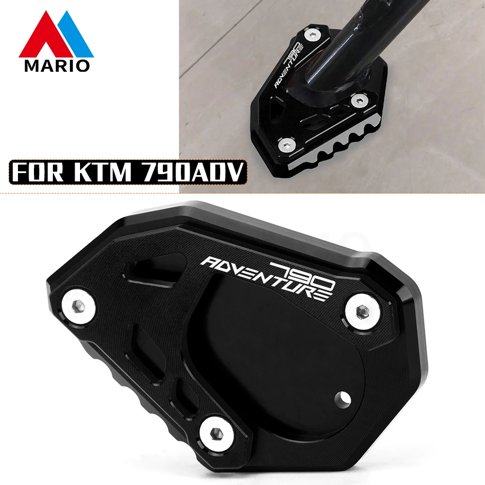 

For KTM 790 Adv 790 Adventure R 2020 2021 2022 Motorcycle Accessories Kickstand Foot Side Stand Extension Pad Support Plate