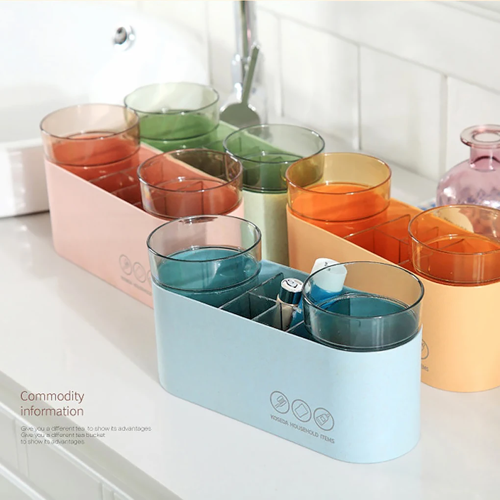 

Держатель для зубной щетки в форме лампы, органайзер, чашка для полоскания рта, ванная комната, туалет, декоративная стойка для зубных паст, ...