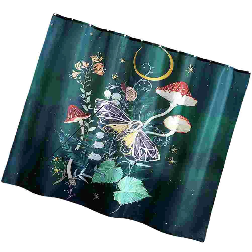 

Занавеска для душа, гриб для ванной, тройная Водонепроницаемая защищенная конфиденциальная занавеска из полиэстера, изысканная занавеска, ...