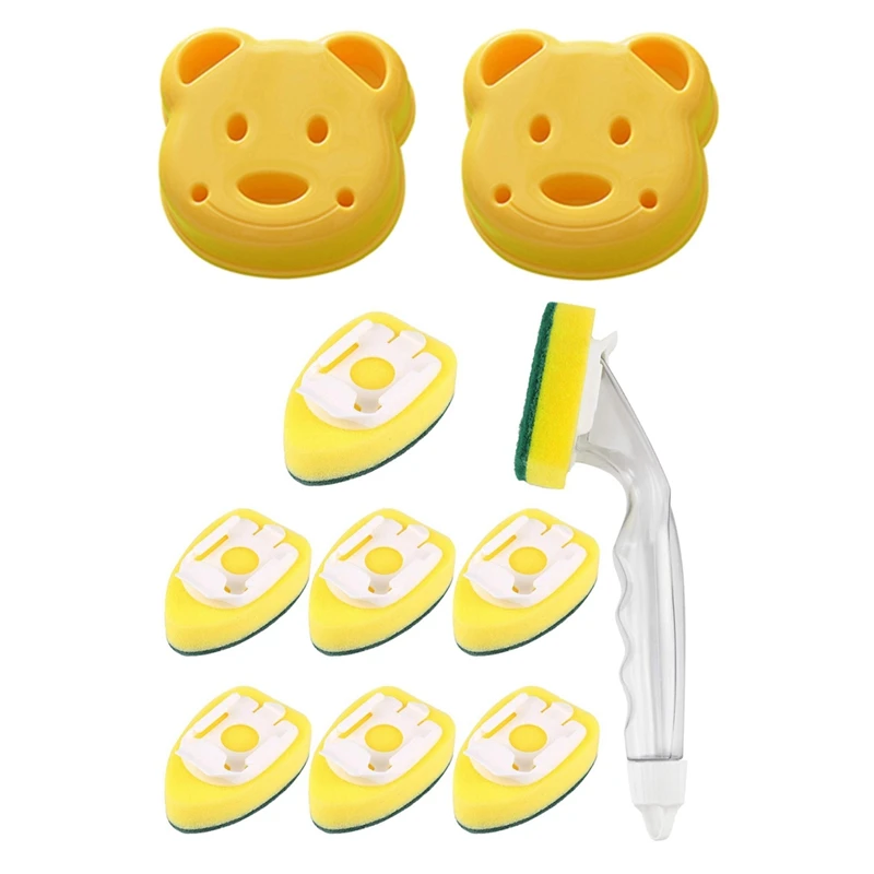 

В форме медведя, rs-аппарат в форме сэндвича хлеба со сверхпрочной губкой для мытья посуды