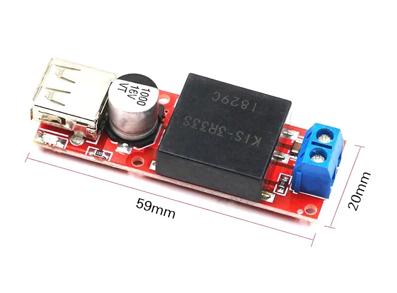5V USB Выход преобразователь постоянного тока 7 в-24 в до 5 В пост 3A шаг-понижающий