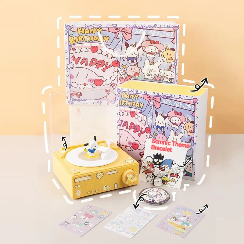 2023 Kawaii Sanrio My Melody Kuromi аниме беспроводной Bluetooth стерео Рабочий стол портативный